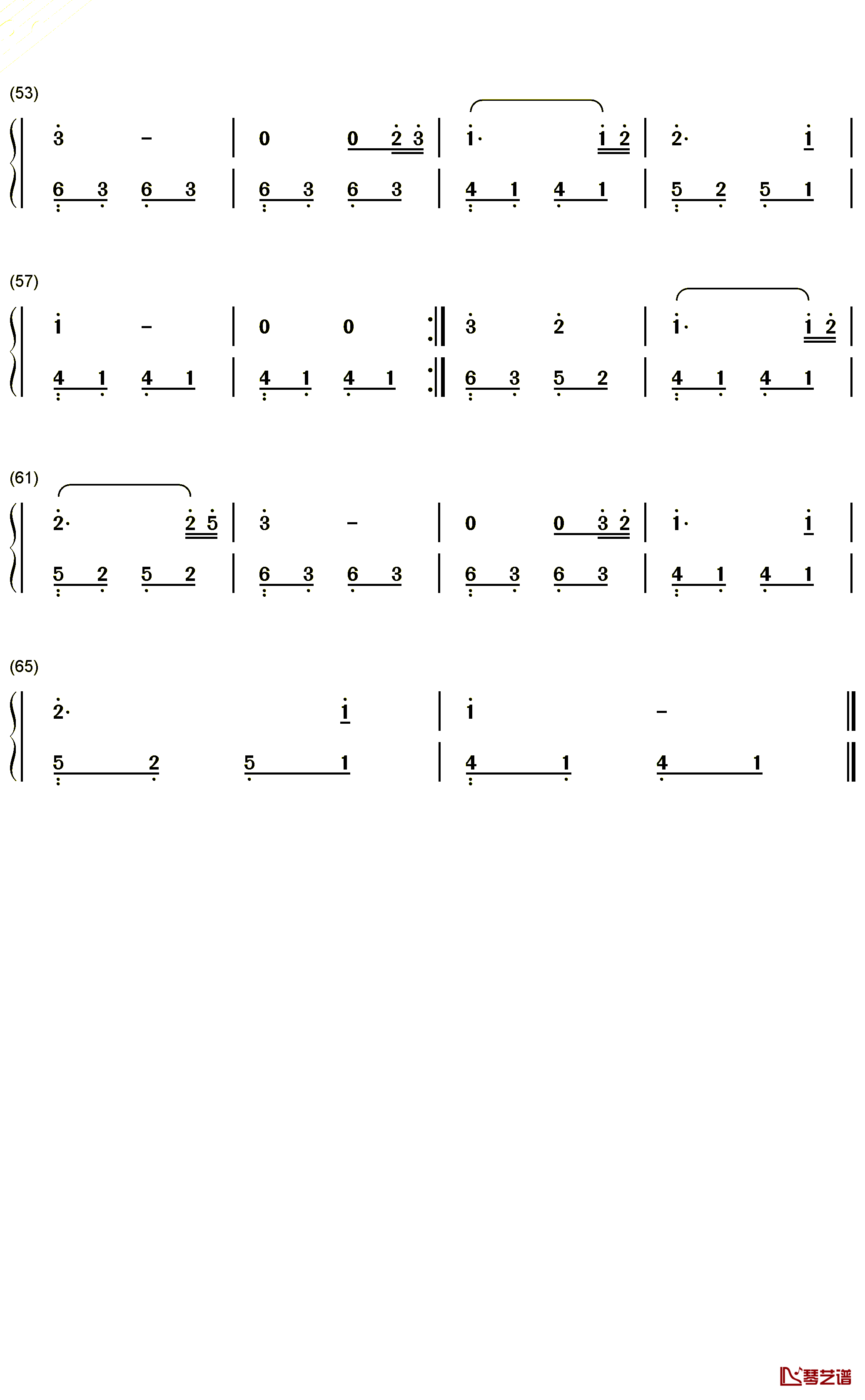 《我的名字是伊莲》吉他谱C调简谱1