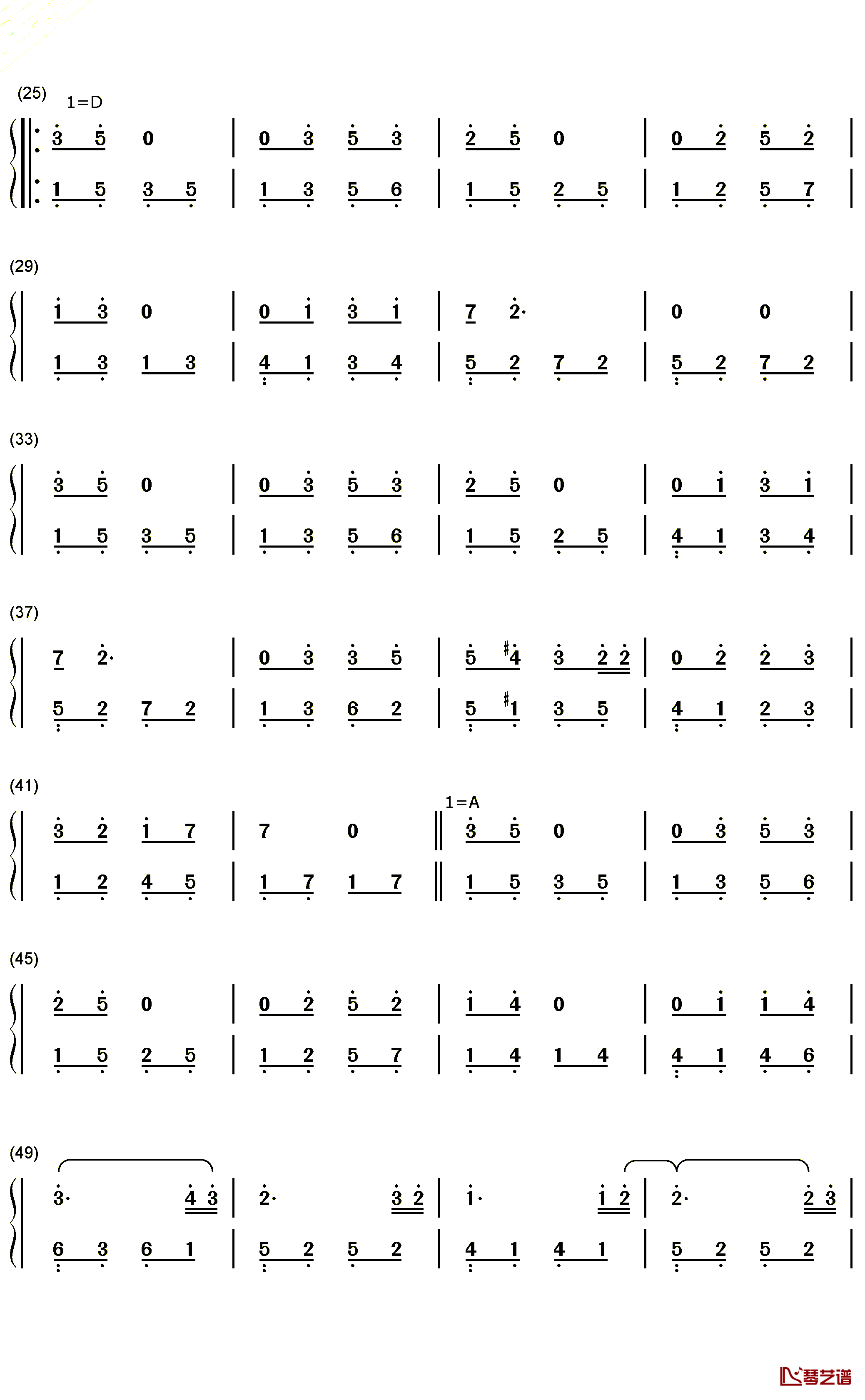 《我的名字是伊莲》吉他谱C调简谱1